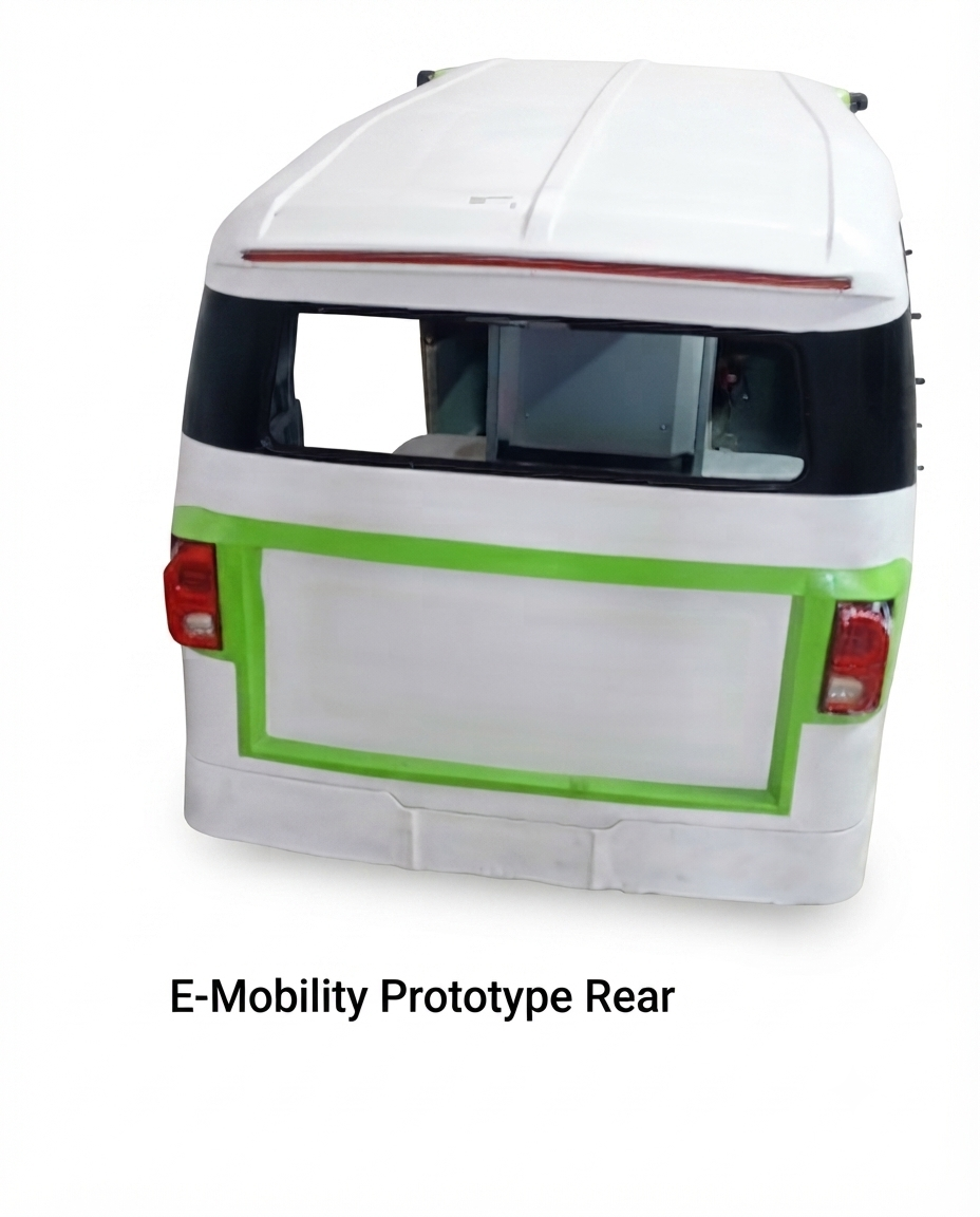 EV Tuk Tuk - Rear